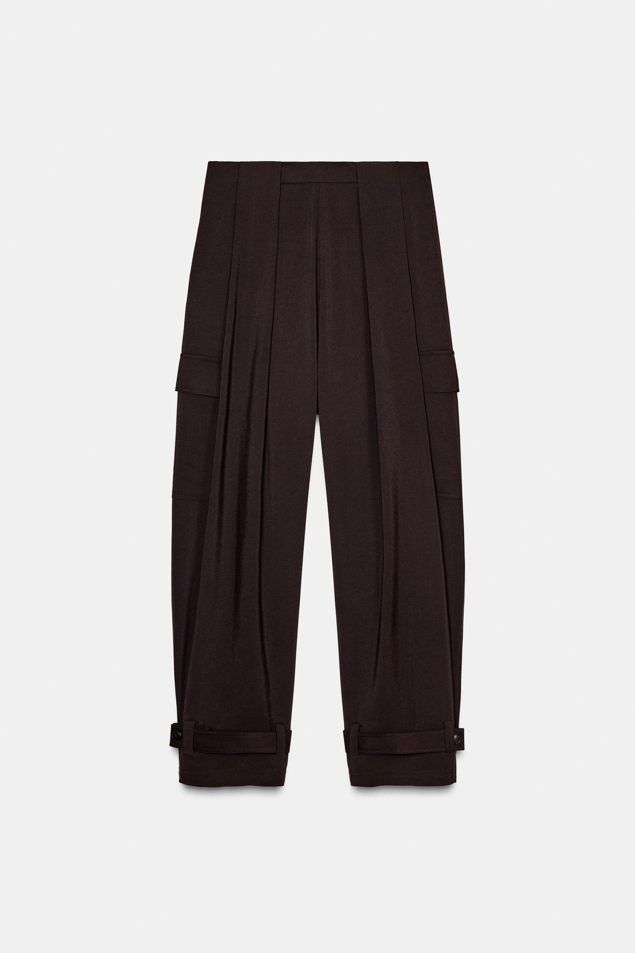 PLEATED CARGO PANTS ZW COLLECTION
